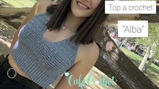 TOP TeJiDo a Crochet (crochet top tutorial) ALBA