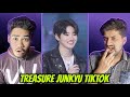 Reaction To kpop Treasure Junkyu TikTok Edits