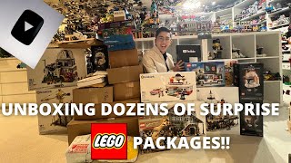 Unboxing a MONTH'S worth of LEGO Packages! Rare Sets, New Hauls, and Something Special!