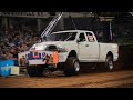 Super Stock Diesel Trucks Pulling at the 2023 National Farm Machinery Show Truck & Tractor Pull