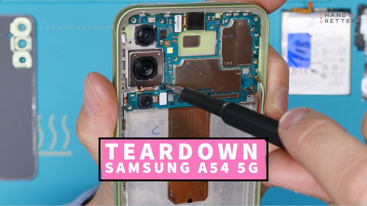 Samsung Galaxy A54 5G - Teardown - Full Disassembly - YouTube