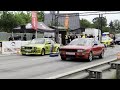 Audi 90 B3 Quattro 4.2 Turbo vs BMW 325 E30 Turbo 1/8 mile drag race