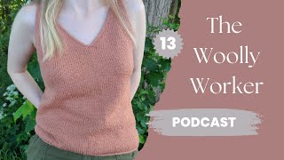 The Woolly Worker Knitting Podcast Ep13 - 3 pairs of socks, saddle jumper, japanese lace, midnatssol