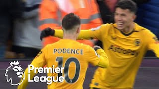 Daniel Podence smashes Wolves in front of West Ham United | Premier League | NBC Sports