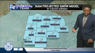 January 6, Monday 6:30 AM Weather Forecast