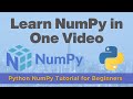 Learn NumPy Fundamentals || Python NumPy Tutorial for Beginners