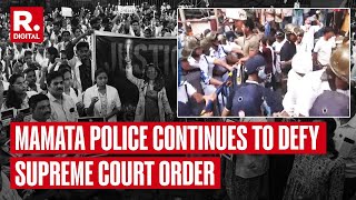 Kolkata Police Defy Supreme Court Order, Clampdown On Peaceful Protesters in Lalbazar