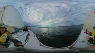 Sailing Close Hauled 360 light breeze