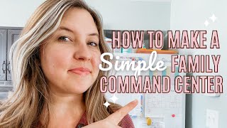 HOW TO MAKE A SIMPLE COMMAND CENTER AT HOME
