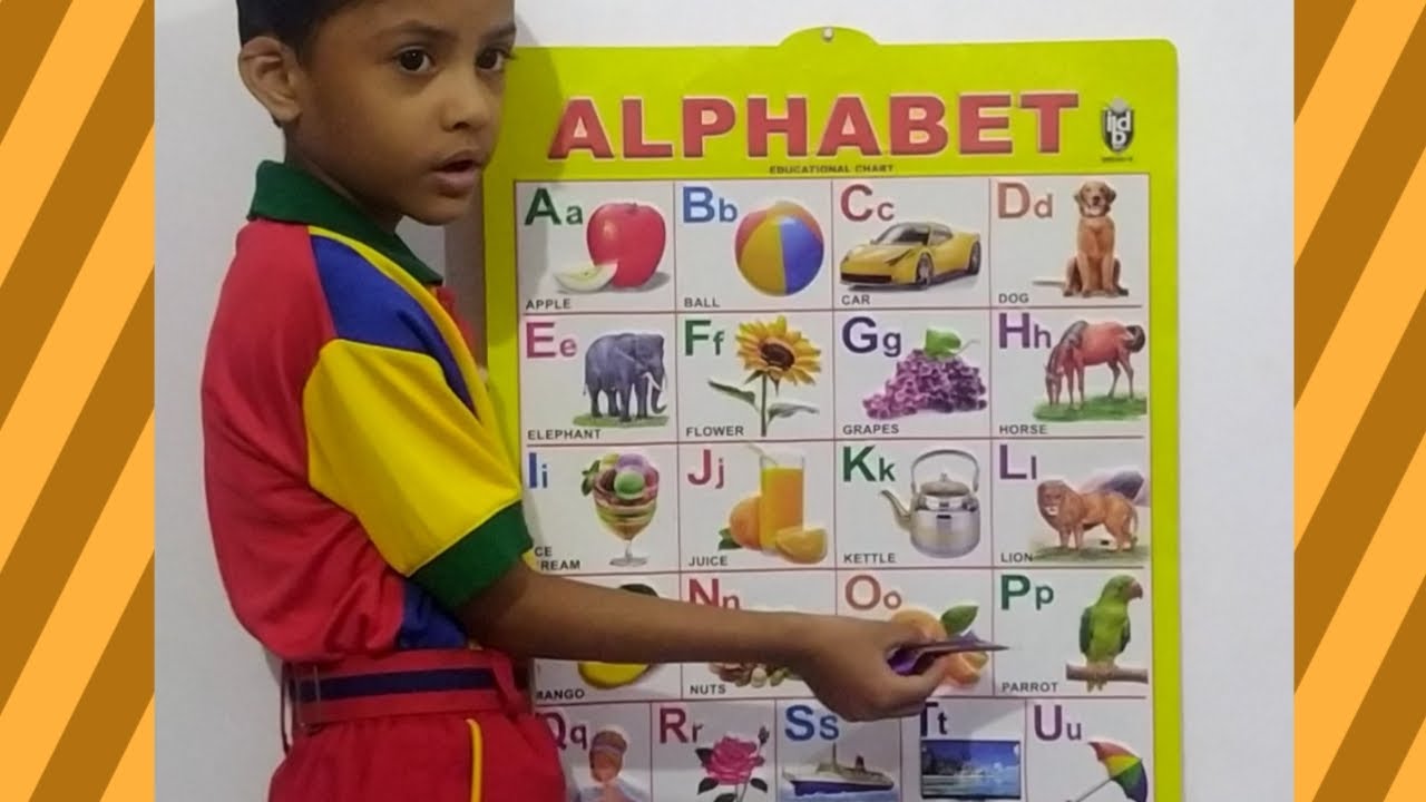 A For Apple B For Ball,Alphabet Phonics Song,Chhotr Bachcho Ki Padhai ...