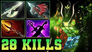 28 Kills Rubick Dota 2 Safe Lane Carry Pro Gameplay Build Support Guide 7.36