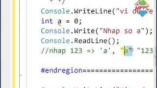 Tutorial C# Basic Change Type With Parse 1