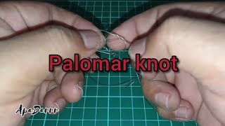 The simplest but proven strong hook knot | Palomar knot.