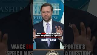 Vance SNAPS BACK at reporter: 'That was a DOOZY' #shorts #us #news #JDVance