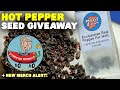 Rocoto Hot Pepper Seed Giveaway [Ended] + New Merch Alert