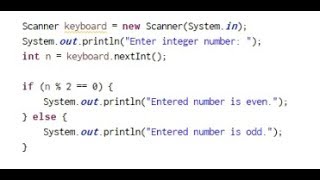 Even or Odd Number - Java - Eclipse - Coding