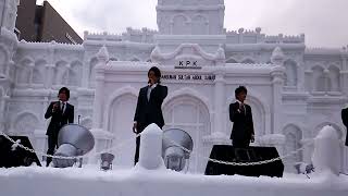 札幌雪祭り、うわさの雨が降る前に　純烈　2014年