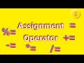Assignment Operator In JAVA