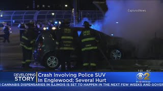 Several Hurt In Crash Involving Police SUV In Englewood