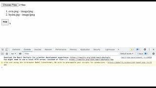 React upload multiple files