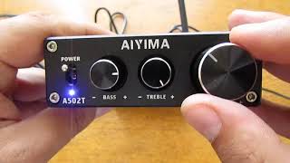 Усилитель AIYIMA A502T Bluetooth 4,2 Stereo Amplifier TPA3116D2