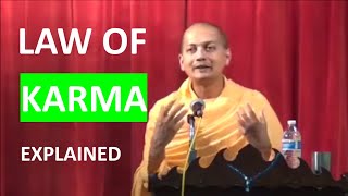 The ultimate explanation of Law of Karma by Swami Sarvapriyananda