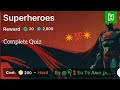 Explore Entertainment & Pop Culture Quiz Answer | Superheros Quiz Answer | HichTrivia GK Quiz Answer