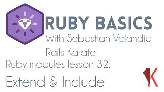 Ruby modules - Extend and Include
