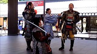 熊本城おもてなし武将隊（2018.6.13）・立田自然公園　細川家菩提寺跡のお散歩