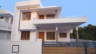 New house for sale in Athani, Ernakulam, Kerala near main road | 1300 sq ft in 3.5 cents plot