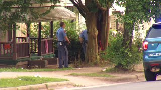 RAW VIDEO: Scene of Raleigh shooting on S. Blount Street