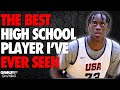 The Best High School Player I've Ever Seen | AJ Dybantsa Film Breakdown & Scouting Report