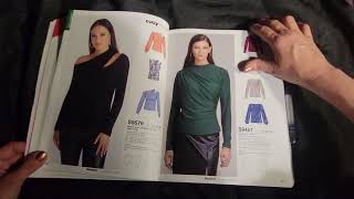 ASMR- Page turning a Simplicity Sewing pattern catalog book. No talking, no tapping