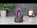 glowing crystal cave backflow incense cone burner something different wholesale