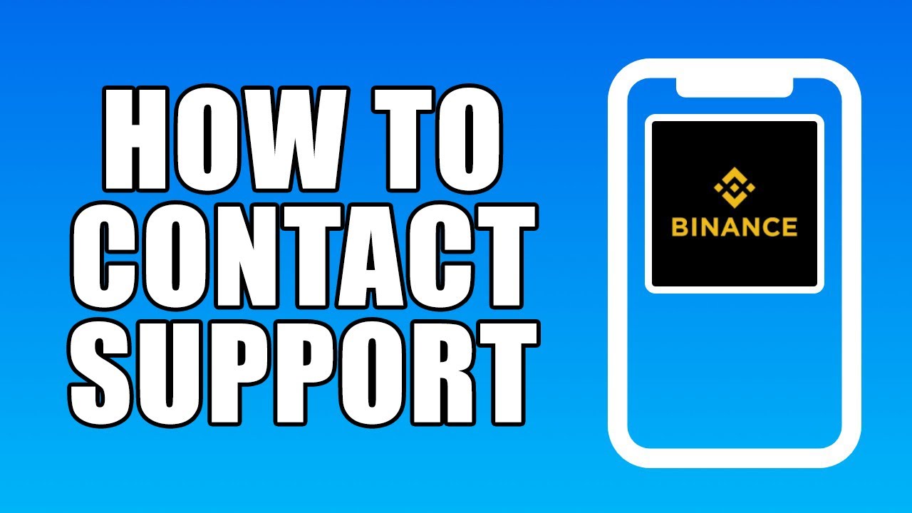 How To Contact Support On Binance App - YouTube