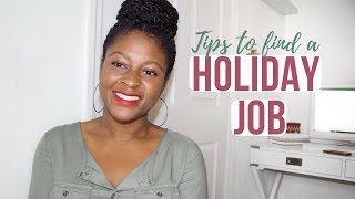 5 Tips to find a Holiday Job | Work at home job