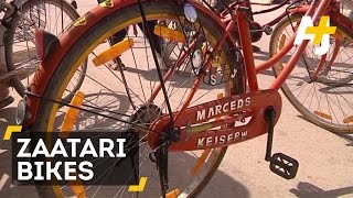 Zaatari Camp Refugees Rely On Bikes To Get Around