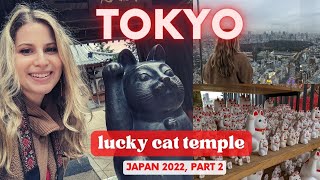 TOKYO | The Lucky Cat Temple | thrift shopping + Latte art + Shibuya Sky + JR trains | Part 2