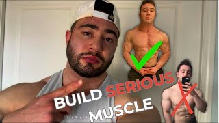 How to Go From Mediocre Physique to High Level Muscular Physique in 8 Months || Step by Step Guide