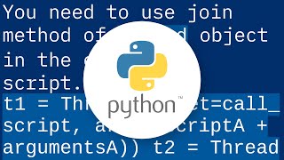python multithreading wait till all threads finished