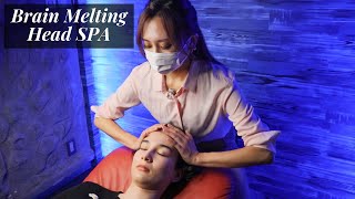 Brain Melting Head SPA in Brain Resort by Japanese Pro (ASMR)