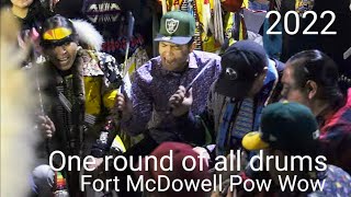 One Round of All Drums Fort McDowell Pow Wow 2022