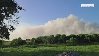 Multiple agencies respond to large wildfire in Brazoria County