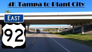 4K Tampa to Plant City. US 92 East