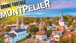 Mesmerizing Aerial Views of Montpelier: Epic Drone Footage