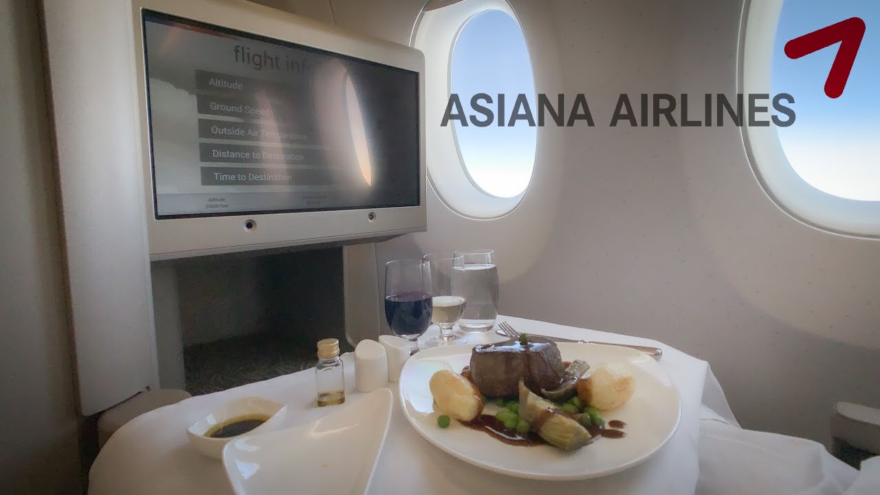 Asiana A350 Business Class Review LAX - Seoul Incheon (OZ201) - YouTube