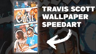 "Travis Scott" - IPhone wallpaper Speedart