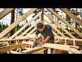 This Man Built a Cabin Alone and It’s a Woodland Masterpiece!