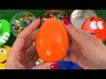 5 minutes satisfying with rainbow m u0026m s candy unpacking from glossy containers asmr beads surprise