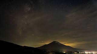 山中湖パノラマ台 星景４Kタイムラプス